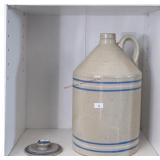 Stoneware Jug & Lid