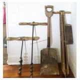 4 Antique Farm Tools