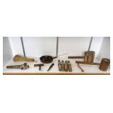 12 Vintage Wood Pieces