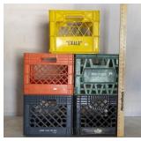 5 Milk Crates