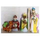 Vintage Blow Mold Nativity Set