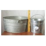 Vintage Galvanized Pieces