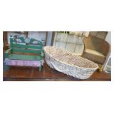 Basket, Bench, Rocker