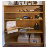 Solid Oak Book Case