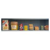 8 Vintage Product Containers
