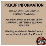 Pickup Information
