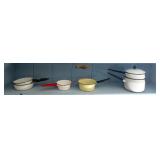 5 Enamelware Pieces