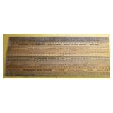 Wood Advertising Measuring Sticks