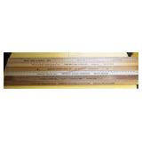 Wood Advertising Measuring Sticks
