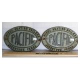 2 Cast Iron Boiler Plates
