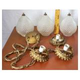 2 Vintage Light Fixtures