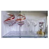 Wine Glasses and Candle Holders