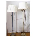 2 Vintage Floor Lamps