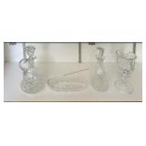 4 Lead Crystal Pieces