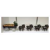 Cast Iron Horse Drawn Wagon