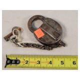 POD Railroad Padlock With Key