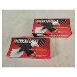 2- Boxes American Eagle 9mm Ammo