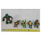5- Ninja Turtle Action Figures