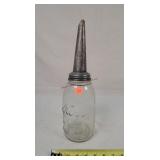 Mobiloil Embossed Oil Jar