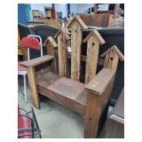 Vintage Garden Bench, 32' W X 39'H