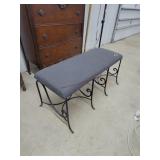 42' Iron Bench With Padding
