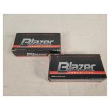 2- Boxes Blazer 9mm Luger Ammo
