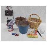 Baskets, Jewelry, Matchbox Toy And More