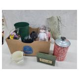 Ten Stocking Containers And Misc.