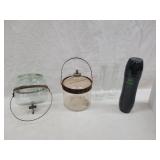 Glass Kerosene Canisters, Pioneer Thermos, Misc
