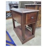 Narrow End Table With Drawer