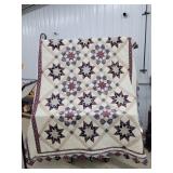 Beautiful Star Quilt, 84' X 96'
