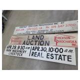 Wooden Advertising Signs 72' Wide