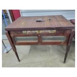 Antique Wooden Incubator Cabinet 28x40x33t