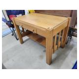Beautiful Quarterson Library Desk With Drawer
