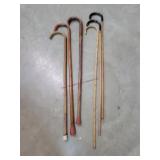 6- Wooden Walking Canes