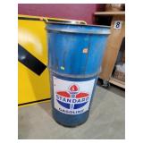 Standard Gasoline Metal Drum, 17.5' H