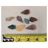 8- Indian Arrow Heads