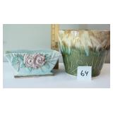 Vintage Mccoy Planter & Usa Flower Pot