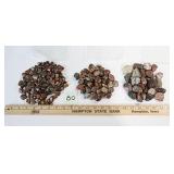 Agates, 3 Bags Of Polished