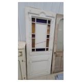 Antique Stained Glass Door, 32' X 79'H