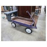 Vintage Purple Child's Wagon