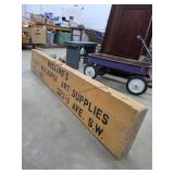 Nygaard's Art Supplies Folding Table Sign, 74' W