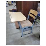 Vintage School Desk. 28' H