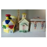 3 Cookie Jars