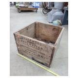 Wooden Shipping Crate For Underwood Typewriter