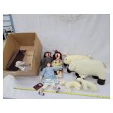 Vintage Sheep, Dolls & Misc.