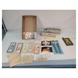 WW II Ration Books, 1924 Calendars, RR Track