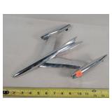 Vintage Chrome Car Hood Ornament 12'