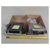 2- Vintage Auto 8 Track Players With Parts