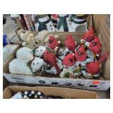 Porcelain Winter Figurines